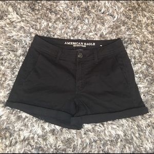 Black American Eagle Shorts